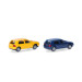 Minikit, Volkswagen Golf IV, 4 portes, bleu, jaune - HERPA 013956-002 - HO 1/87