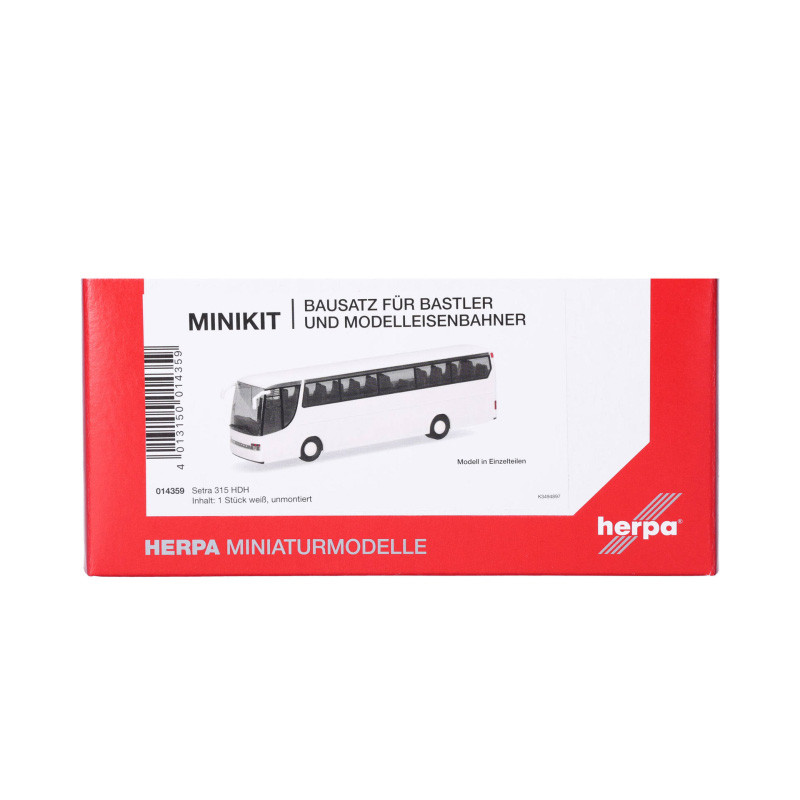 Minikit, Setra 315 HDH, blanc - HERPA 014359 - HO 1/87
