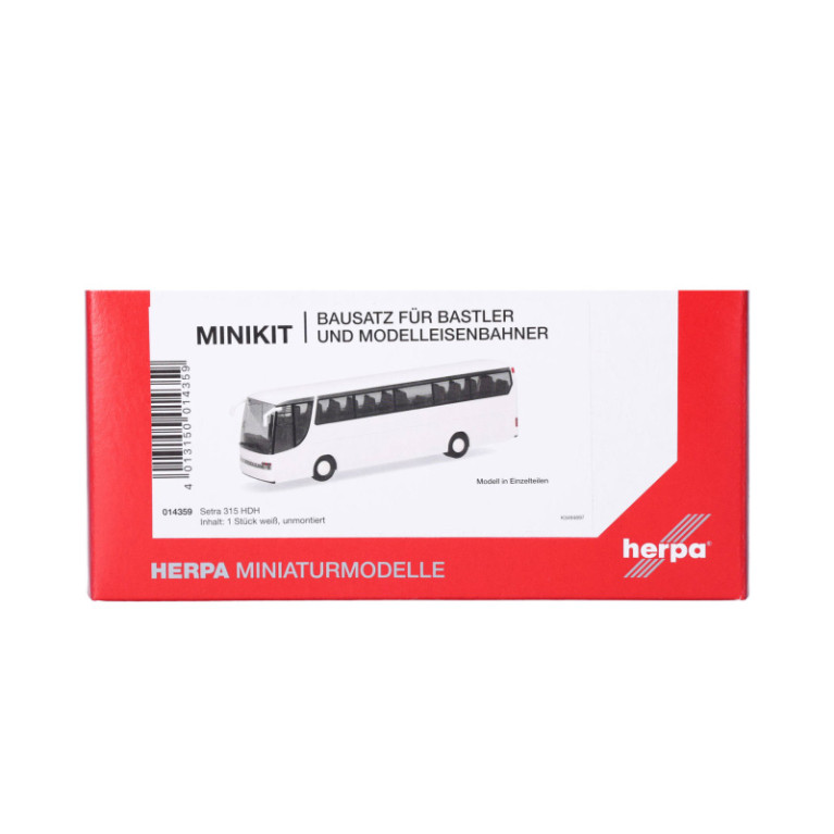 Minikit, Setra 315 HDH, blanc - HERPA 014359 - HO 1/87