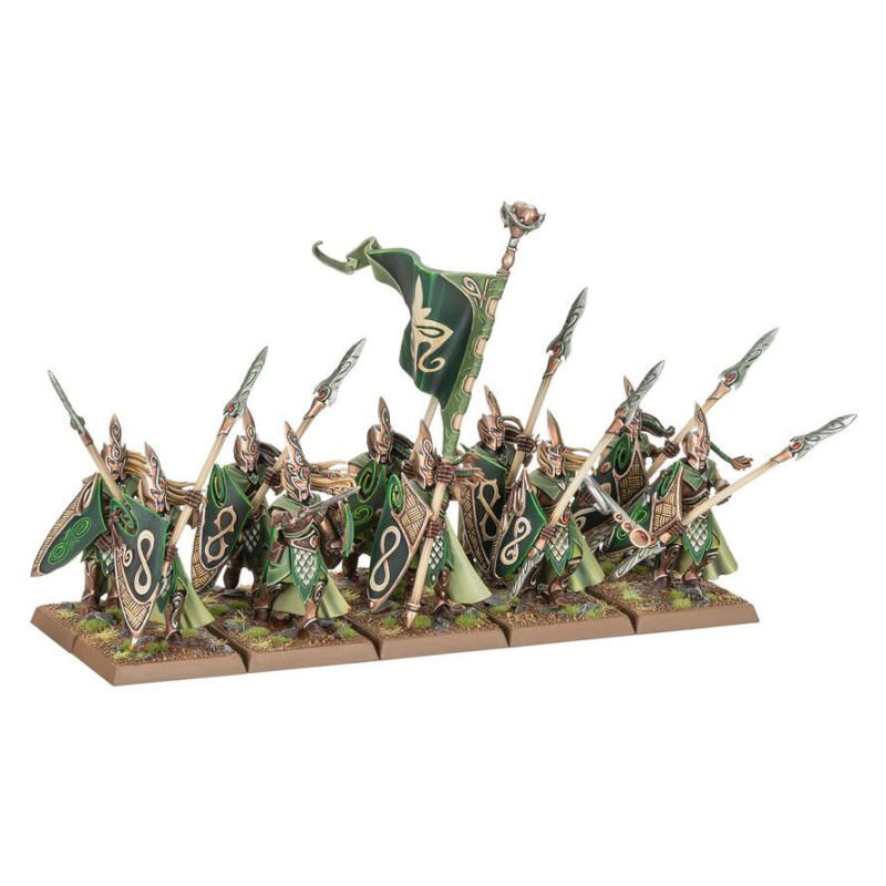 Warhammer The Old World, Royaumes Elfes Sylvains, Armée de colonne de bataille - WARHAMMER 99122704007 13-110