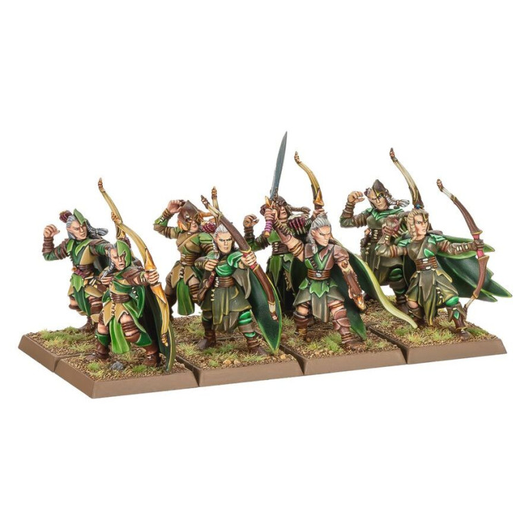 Warhammer The Old World, Royaumes Elfes Sylvains, Armée de colonne de bataille - WARHAMMER 99122704007 13-110