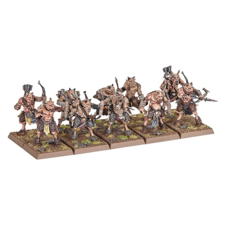 Warhammer The Old World, Braillehardes Hommes-bêtes, Armée de colonne de bataille - WARHAMMER 99122716009 08-112