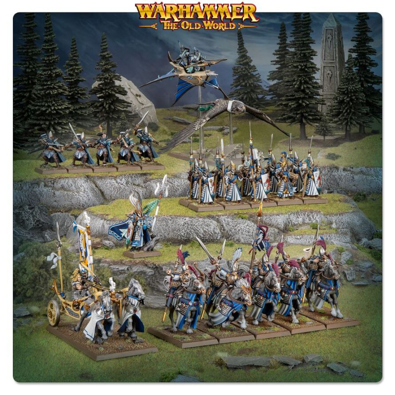 Warhammer The Old World, Royaumes Hauts Elfes, Armée de colonne de bataille - WARHAMMER 99122710020 13-23
