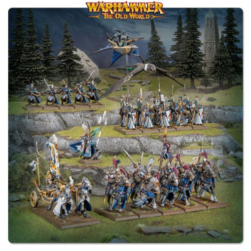 Warhammer The Old World, Royaumes Hauts Elfes, Armée de colonne de bataille - WARHAMMER 99122710020 13-23