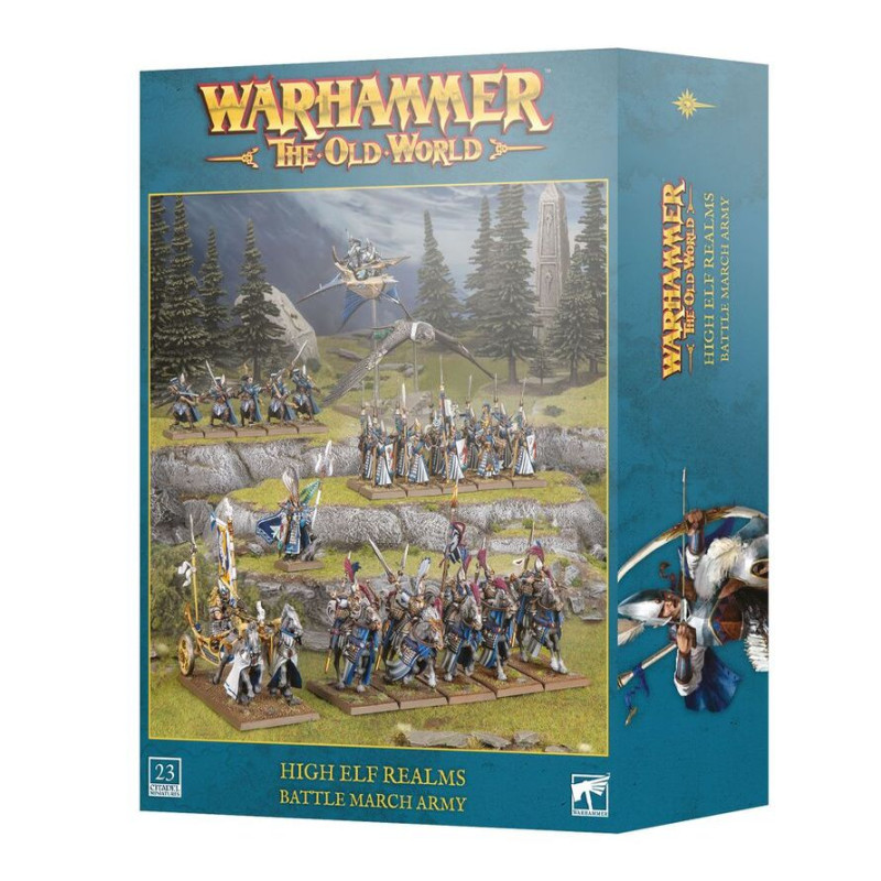Warhammer The Old World, Royaumes Hauts Elfes, Armée de colonne de bataille - WARHAMMER 99122710020 13-23