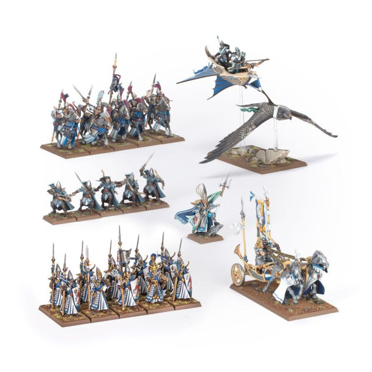 Warhammer The Old World, Royaumes Hauts Elfes, Armée de colonne de bataille - WARHAMMER 99122710020 13-23