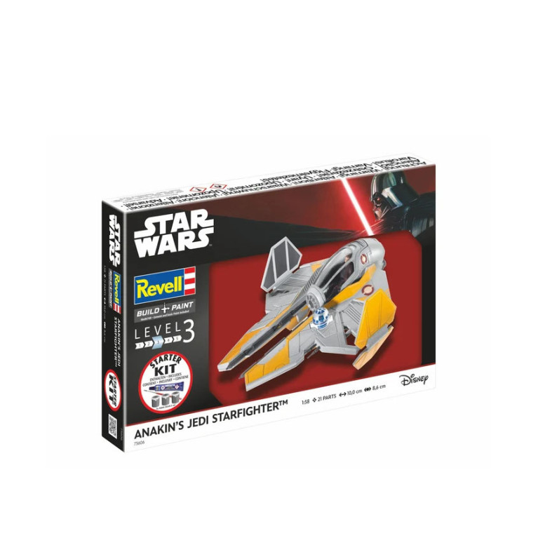 Kit de démarrage, chasseur stellaire d'Anakin, Star Wars - REVELL 73606 - 1/58