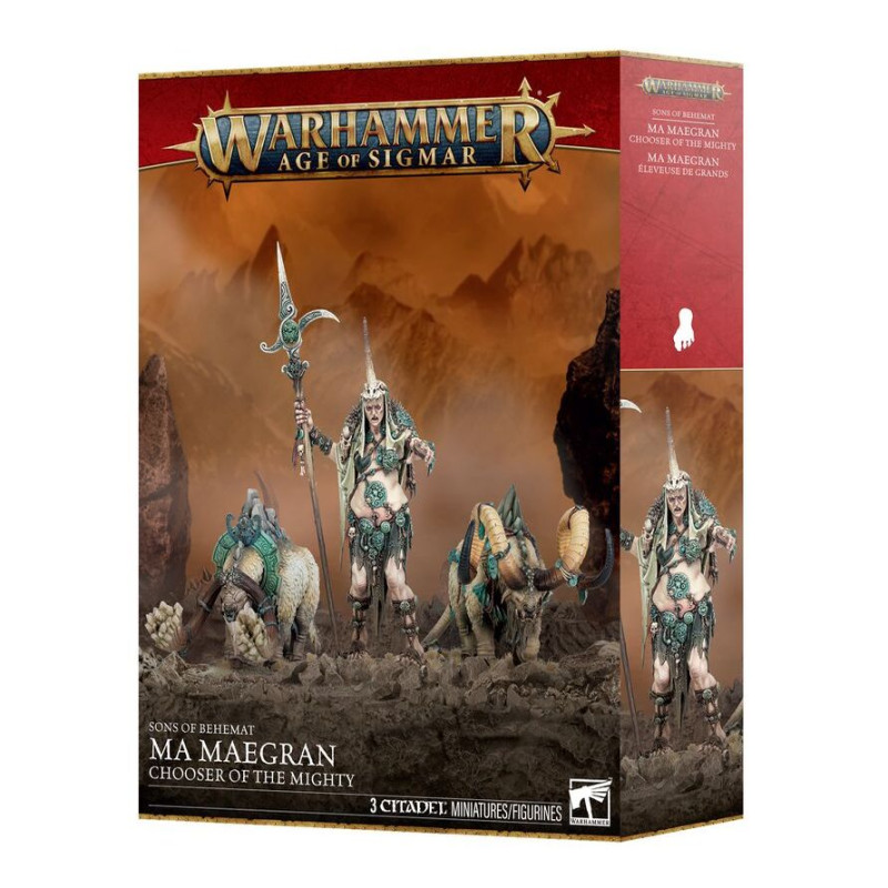 Warhammer Age of Sigmar, Sons of Behemat, Ma Maegran, éleveuse de Grands - WARHAMMER 99120231001 93-15