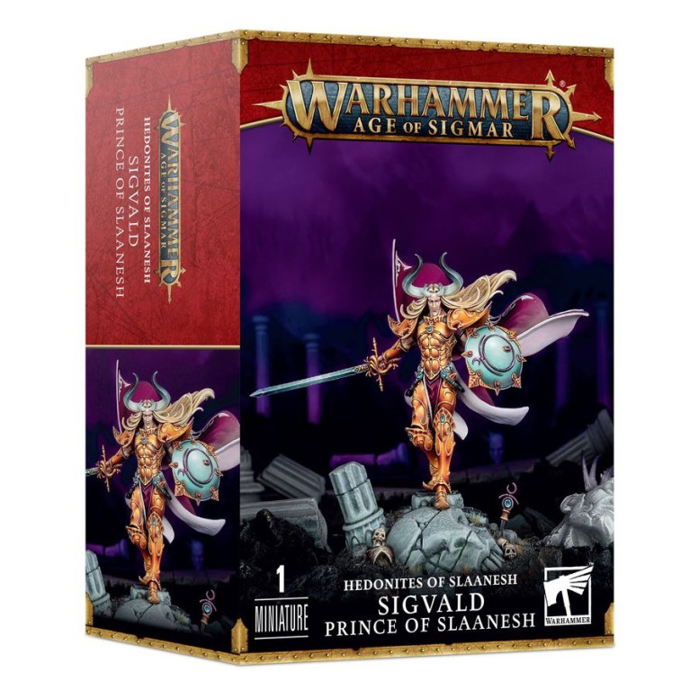 Warhammer Age of Sigmar, Hedonites of Slaanesh, Sigvald, Prince of Slaanesh - WARHAMMER 99120201159 83-84