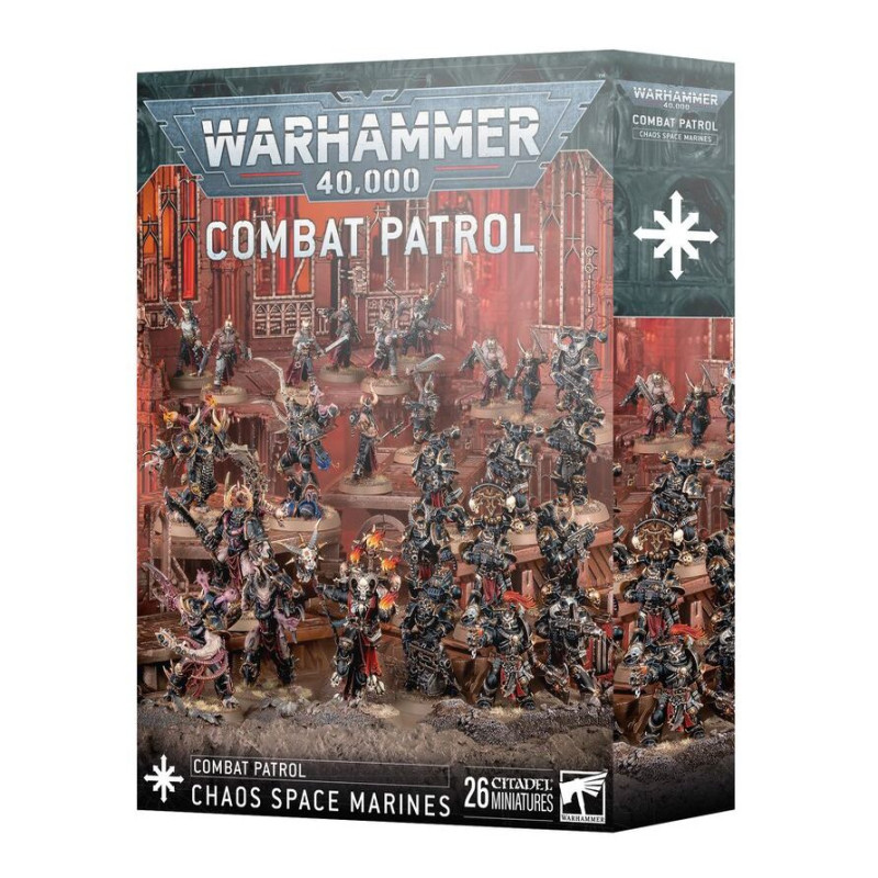 Warhammer 40.000, Patrouille, Space Marines du Chaos - WARHAMMER 99120102190 73-431