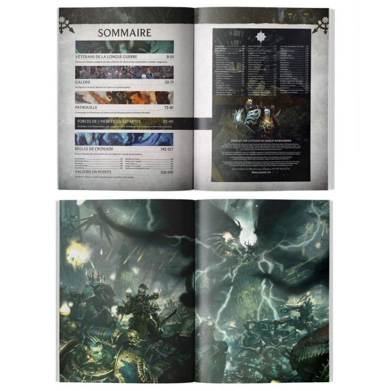 Warhammer 40.000, Codex, Chaos Space Marines - WARHAMMER 01030102030 43-01