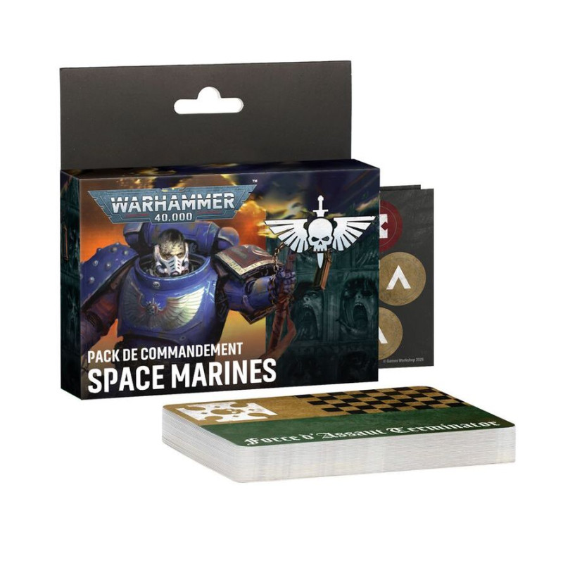 Warhammer 40.000, Pack de Commandement, Space Marines - WARHAMMER 01050101028 48-02