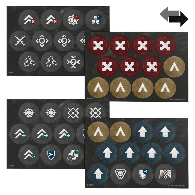 Warhammer 40.000, Pack de Commandement, Space Marines - WARHAMMER 01050101028 48-02