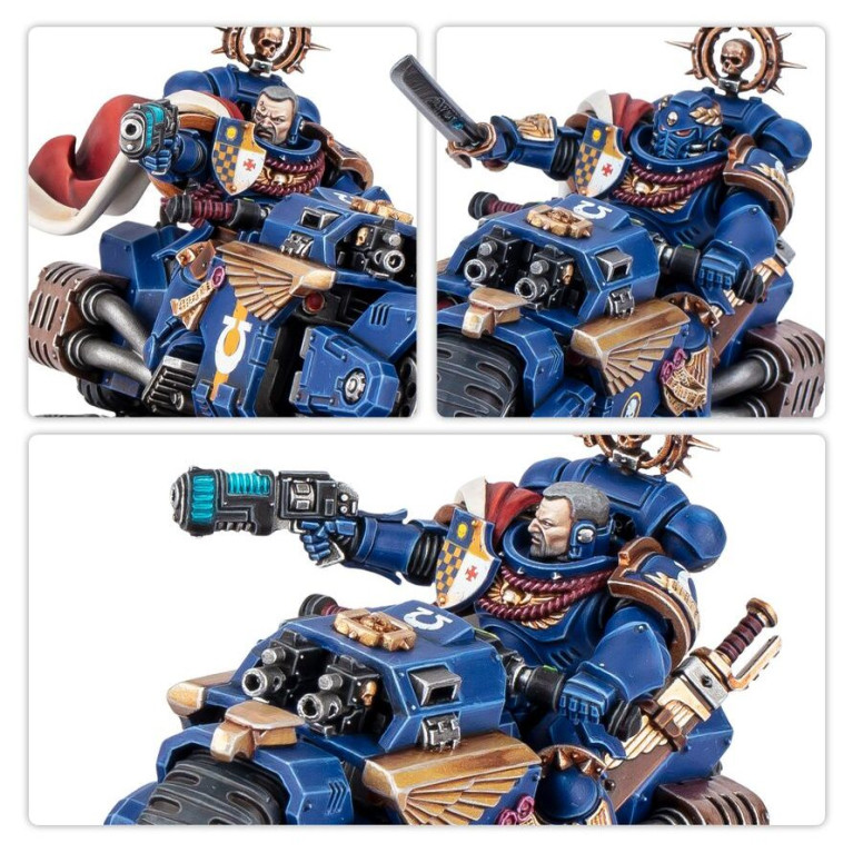 Warhammer 40.000, Space Marines, Capitaine à moto - WARHAMMER 99120101499 48-113