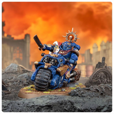 Warhammer 40.000, Space Marines, Capitaine à moto - WARHAMMER 99120101499 48-113