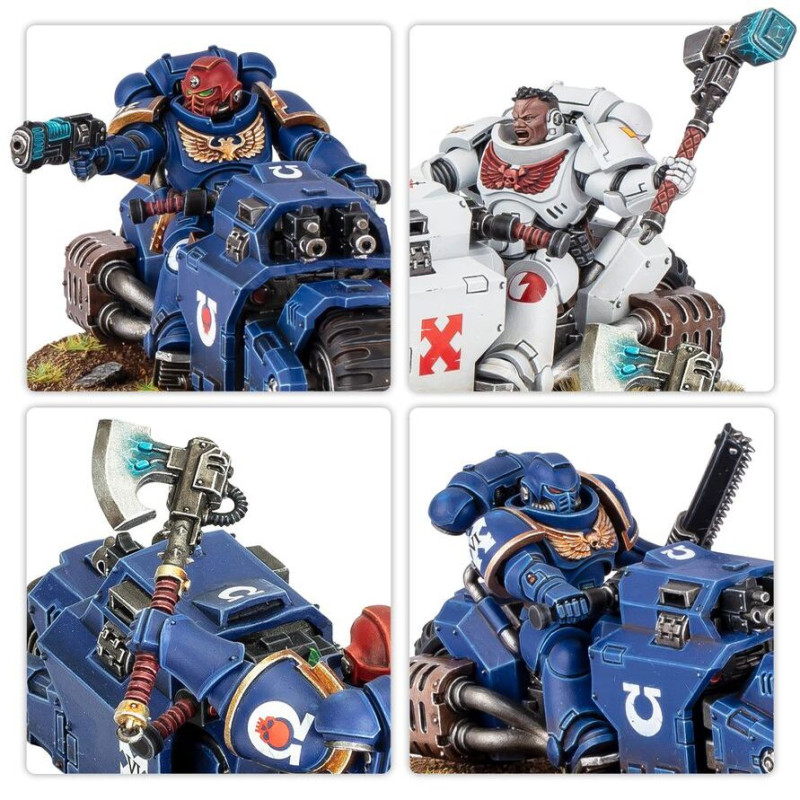 Warhammer 40.000, Space Marines, Escouade Outrider - WARHAMMER 99120101498 48-112