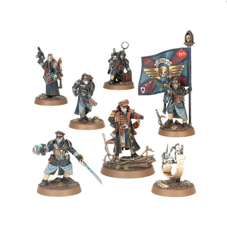 Warhammer 40.000, Astra Militarum, Escouade d'État-major de Krieg - WARHAMMER 99120105127 47-72