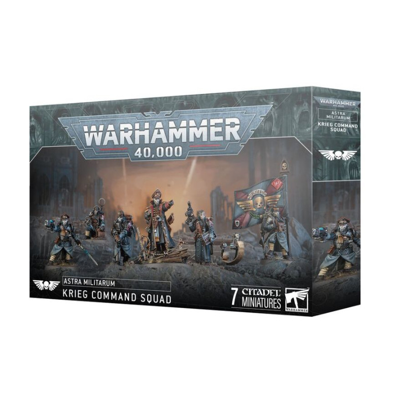 Warhammer 40.000, Astra Militarum, Escouade d'État-major de Krieg - WARHAMMER 99120105127 47-72