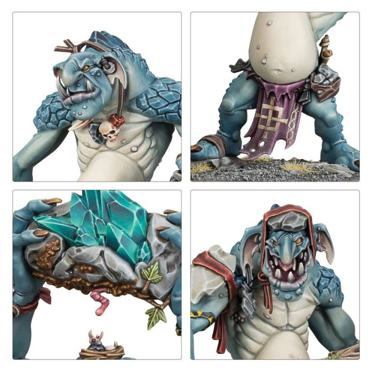 Warhammer Age of Sigmar, Gloomspite Gitz, Rockgut Troggoths - WARHAMMER 99120209150 89-33