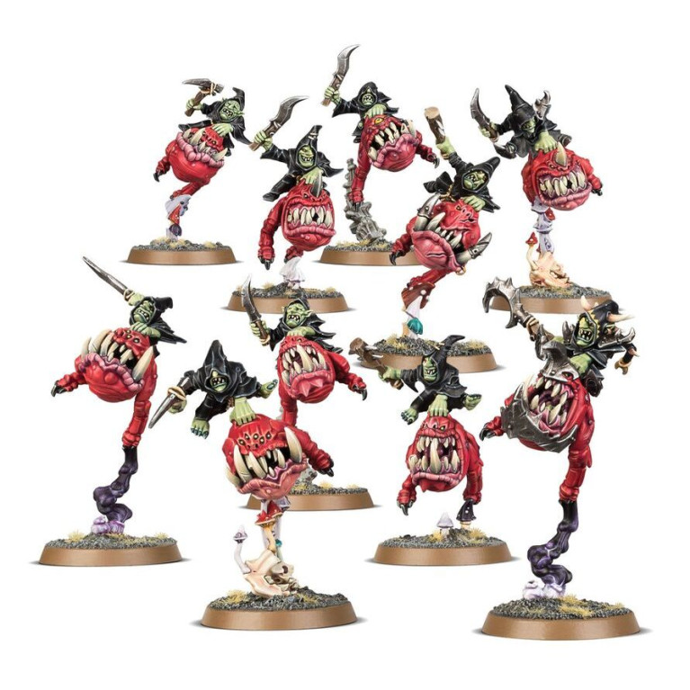 Warhammer Age of Sigmar, Gloomspite Gitz, Squigaliers - WARHAMMER 99120209152 89-44