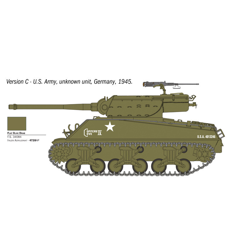 M36B1, 90mm, GMC - ITALERI 96538  - 1/35