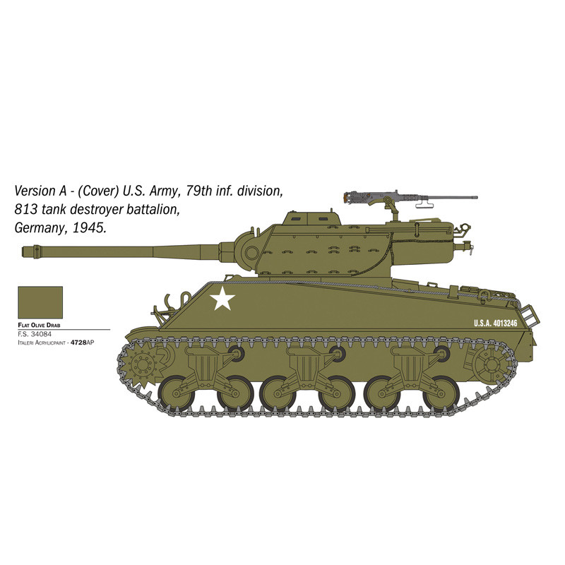 M36B1, 90mm, GMC - ITALERI 96538  - 1/35