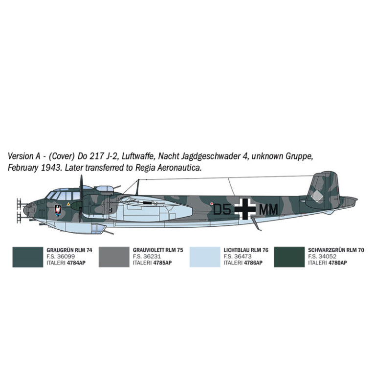 Dornier DO 217 J1/J2, Nachtjäger - ITALERI 91266 - 1/72
