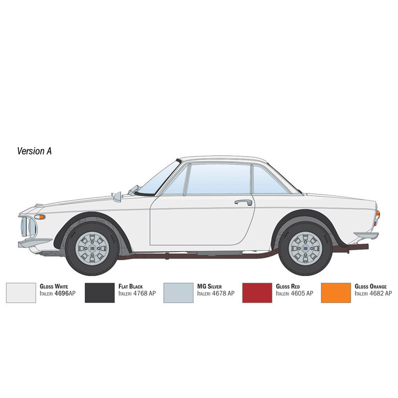 Lancia Fulvia Coupé 1.6HF, Fanalone - ITALERI 3619 - 1/24