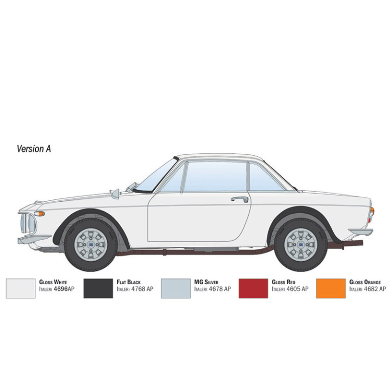 Lancia Fulvia Coupé 1.6HF, Fanalone - ITALERI 3619 - 1/24