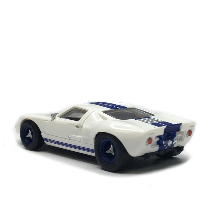 Ford GT 40, bleu, blanc, 1966 - BREKINA 18551 - HO 1/87