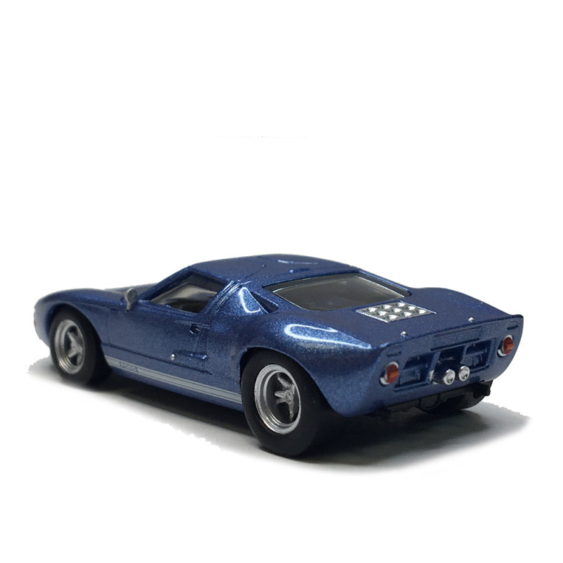 Ford GT 40, bleu métallisé, 1966 - BREKINA 18553 - HO 1/87