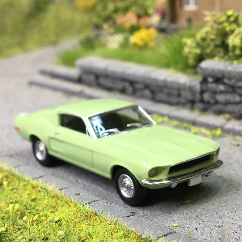 Ford Mustang Fastback, vert, 1968 - BREKINA 19620 - HO 1/87