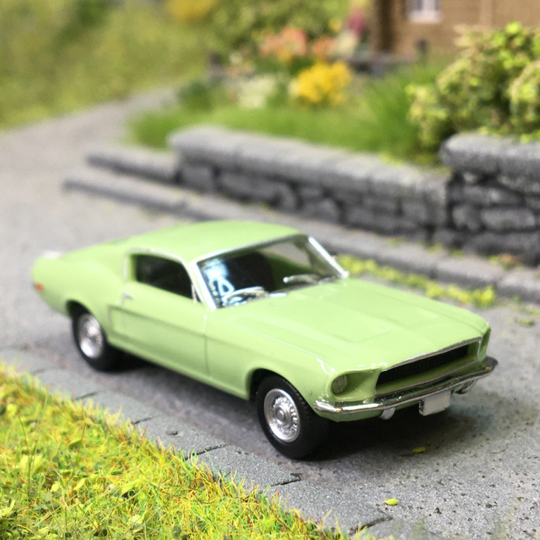 Ford Mustang Fastback, vert, 1968 - BREKINA 19620 - HO 1/87