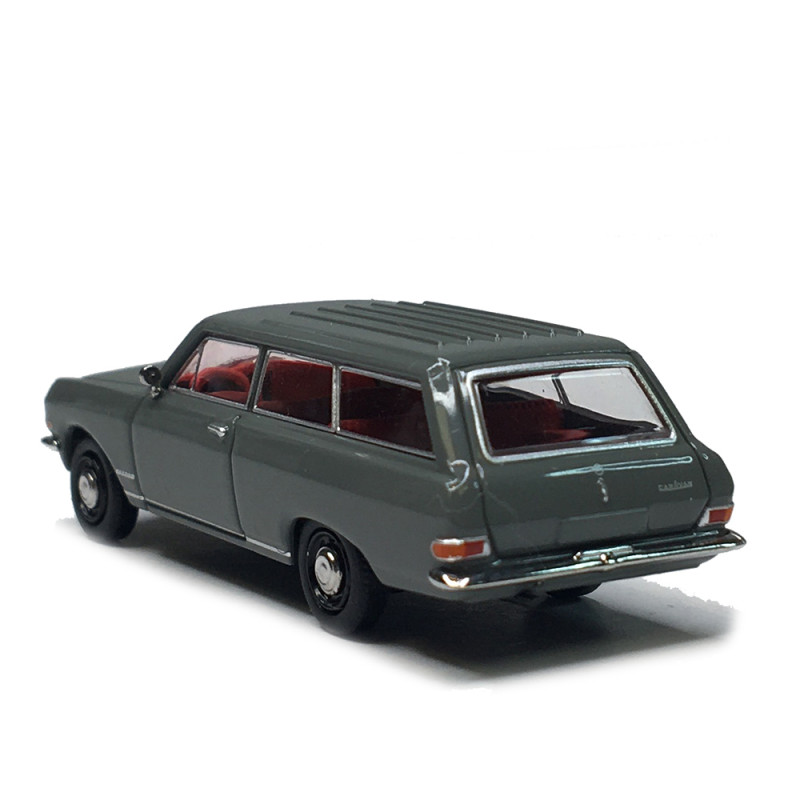 Opel Rekord B Caravan, gris, 1965 - BREKINA 20477 - HO 1/87