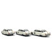 Ensemble de 3, Tatra 603/2, marathon de la route, 1965 - BREKINA 27333 - HO 1/87