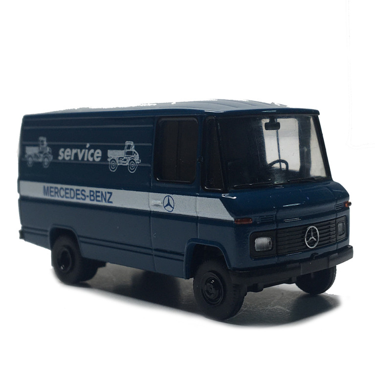 Mercedes Benz L 406D, MB service, 1977 - BREKINA 36870 - HO 1/87