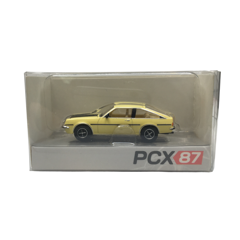 Opel Manta B CC, jaune, noir, 1978 - PCX 871572 - HO 1/87