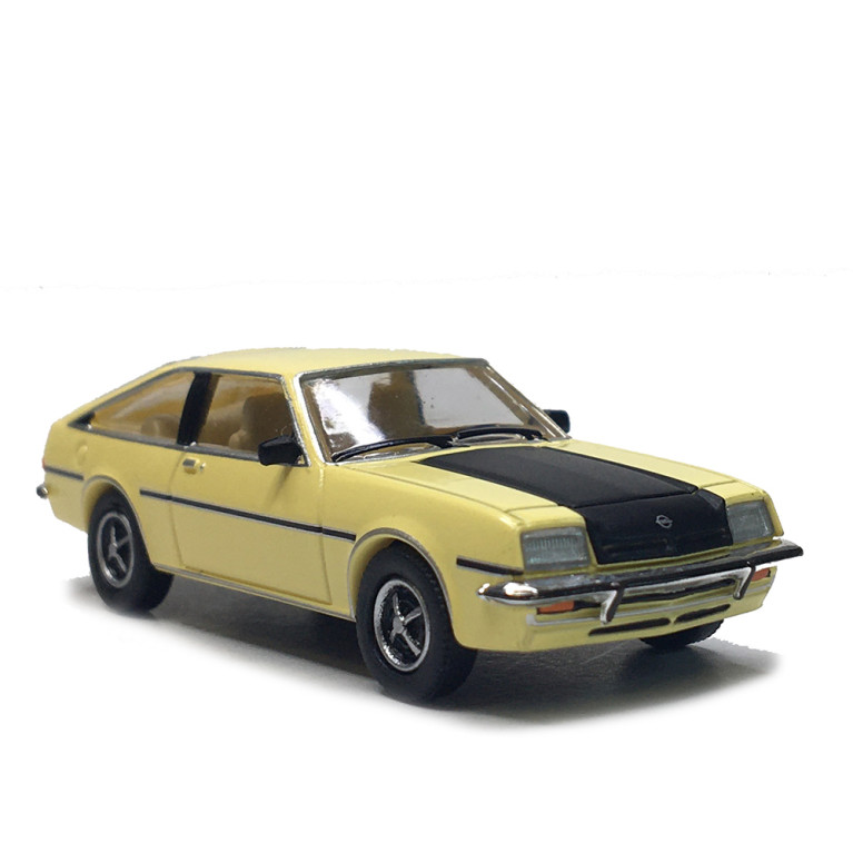 Opel Manta B CC, jaune, noir, 1978 - PCX 871572 - HO 1/87