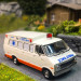 Dodge B 200, Consolidated City ambulance, 1975  - BREKINA 18306 - HO 1/87