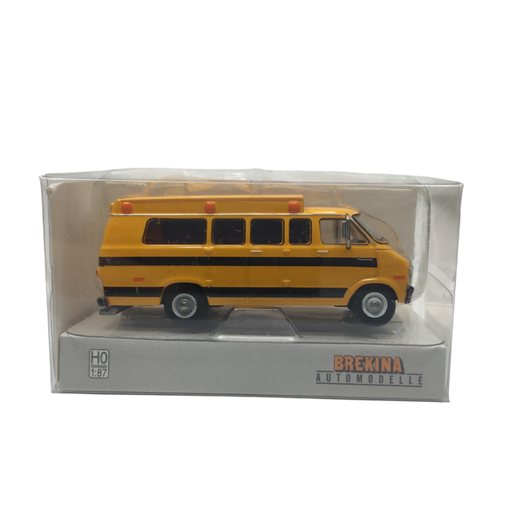 Dodge B 200, schoolbus, 1975 - BREKINA 18310 - HO 1/87