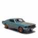 Ford Mustang, fastback, bleu, orange, 1968 - BREKINA 19619 - HO 1/87