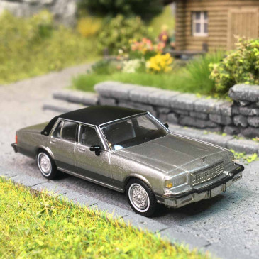 Chevrolet Caprice, argent métallisé, noir, 1987 - BREKINA 19723 - HO 1/87
