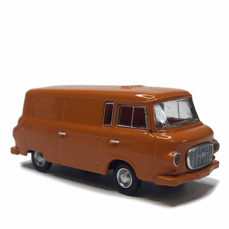 Barkas B 1000, fourgon, orange, 1962 - BREKINA 30124 - HO 1/87
