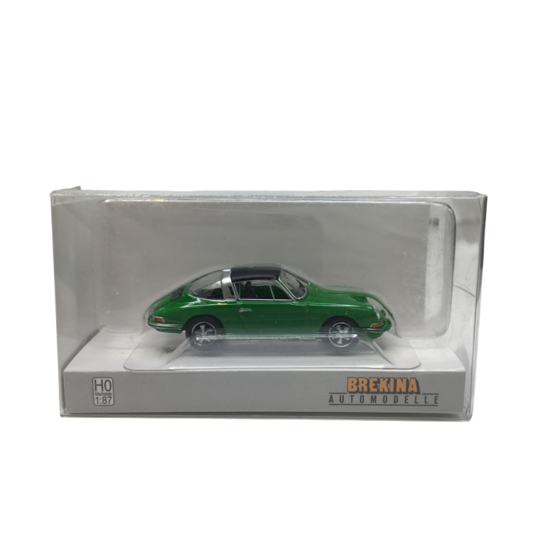Porsche 911 targa, vert, 1964 - BREKINA 91645 - HO 1/87
