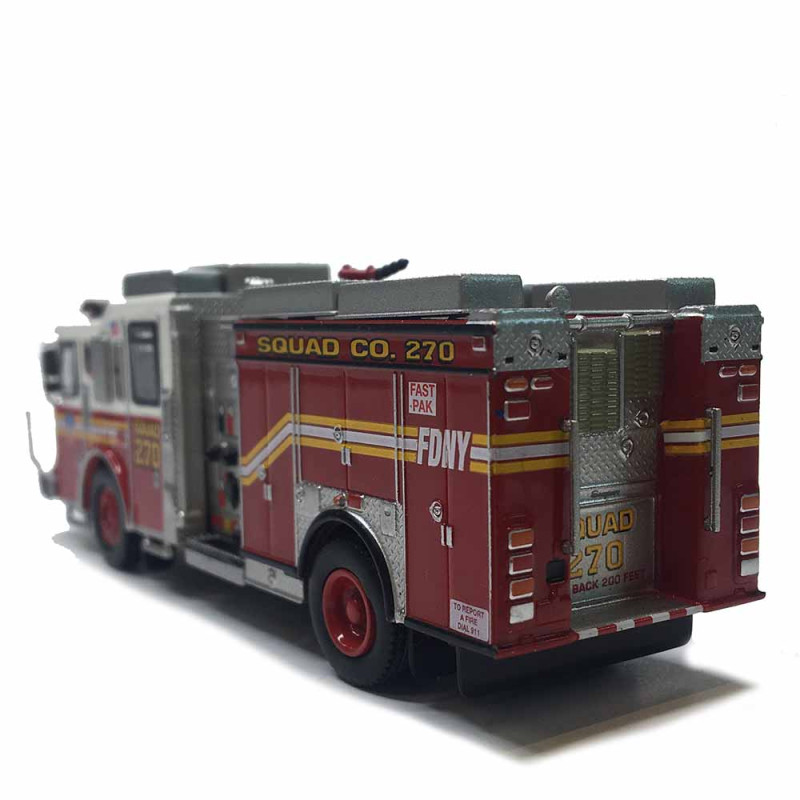 Seagrave attacker, FNDY, squad 270, Queens, 2013 - BREKINA 870844 - HO 1/87