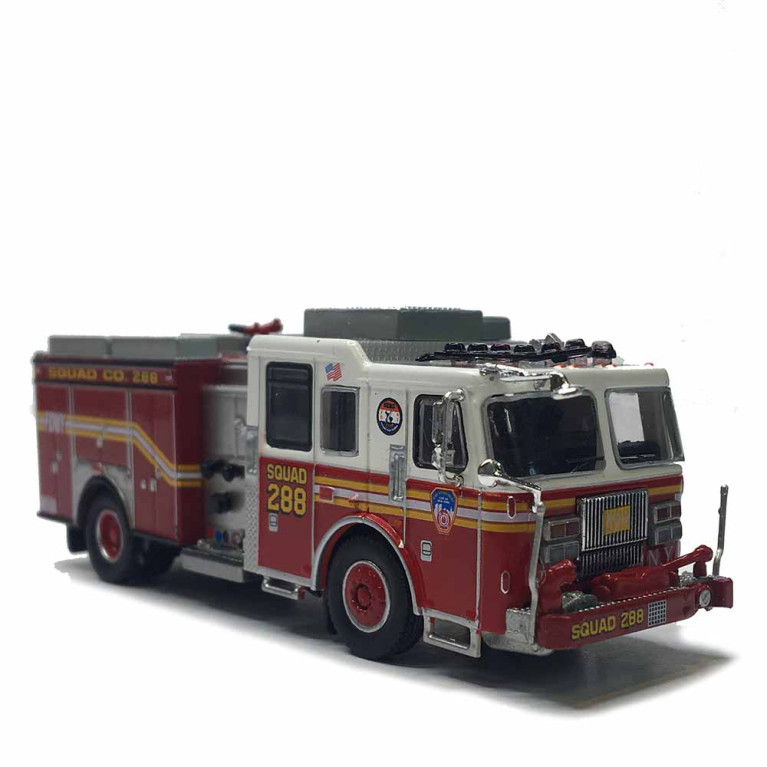 Seagrave attacker, FNDY, squad 288, Queens, 2013 - BREKINA 870845 - HO 1/87