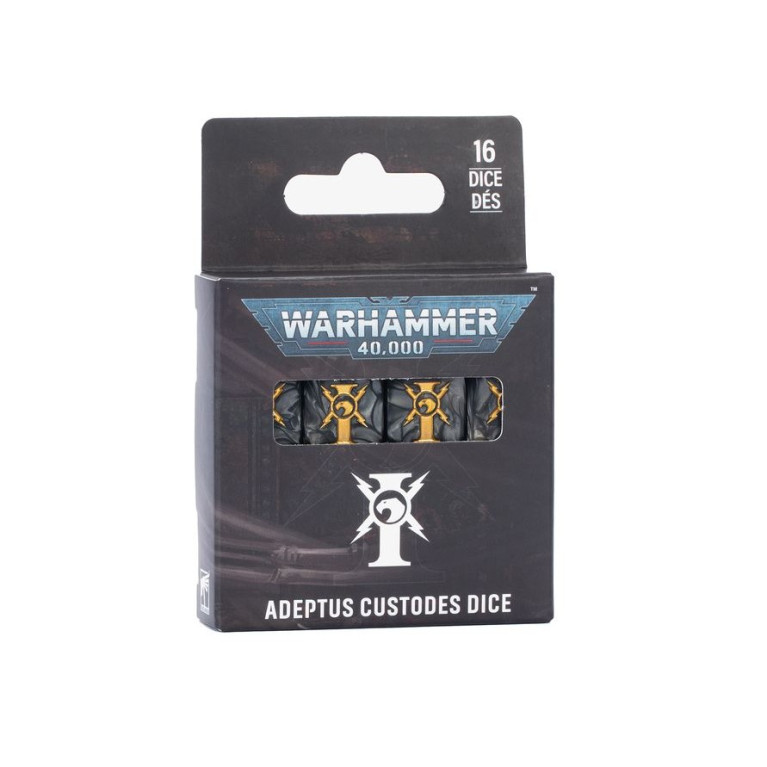 Warhammer 40.000, Set de dés, Adeptus Custodes - WARHAMMER 99220143001 01-16