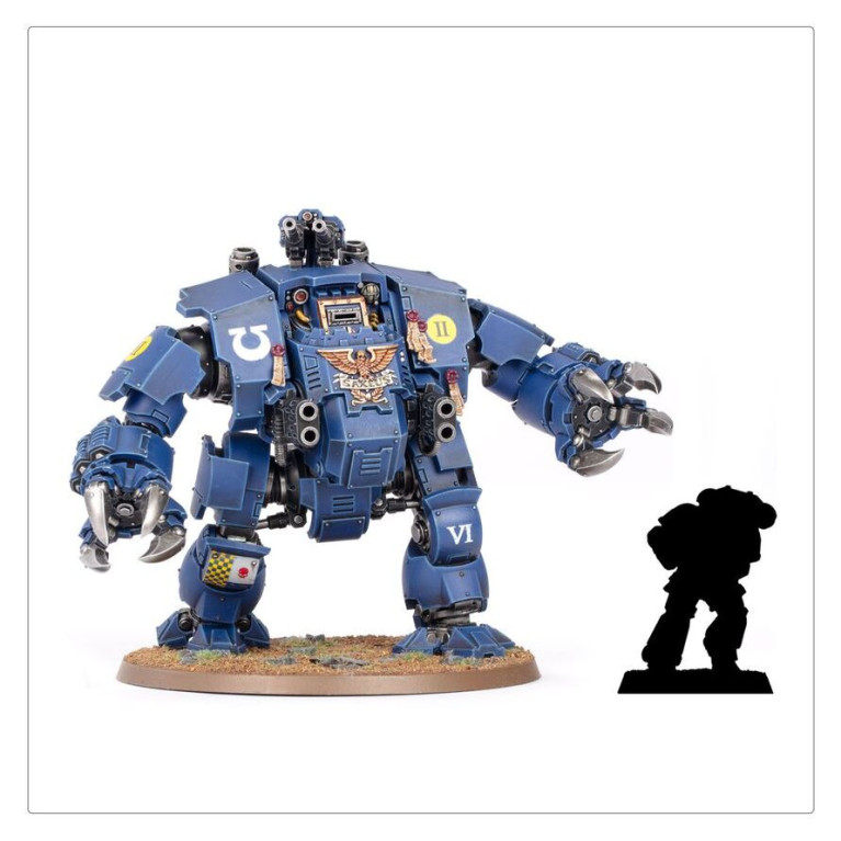 Warhammer 40.000, Space Marines, Dreadnought Brutalis - WARHAMMER 99120101371 48-28