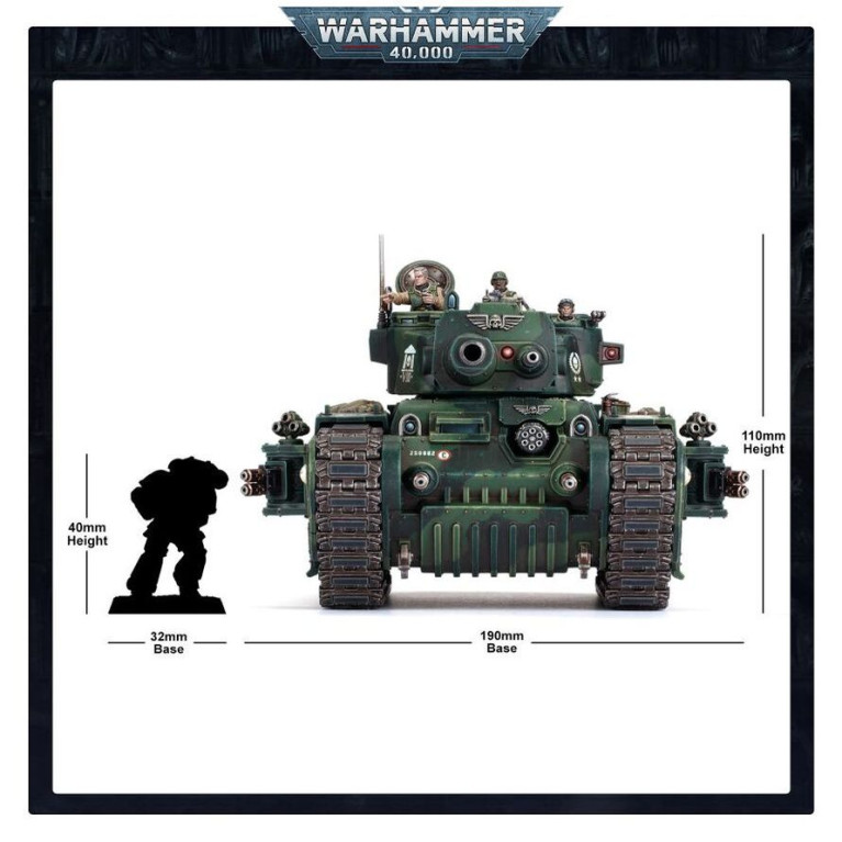 Warhammer 40.000, Astra Militarum, Char de combat Rogal Dorn - WARHAMMER 99120105095 47-31