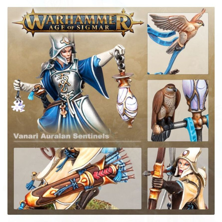 Warhammer Age of Sigmar, Lumineth Realm-Lords, Vanari Auralan Sentinels - WARHAMMER 99120210059 87-58